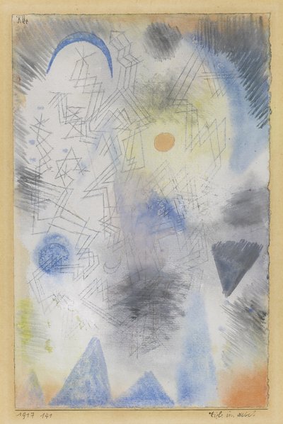 Mål i tåken, 1917 av Paul Klee
