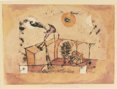 The Heroic Tenor As a Concert Singer, 1922 av Paul Klee