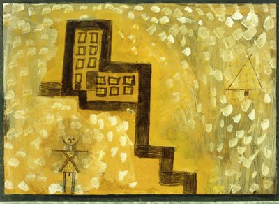 Huset på bakken; Huset på høyden av Paul Klee
