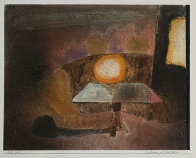 Lampen på terrassen av Paul Klee