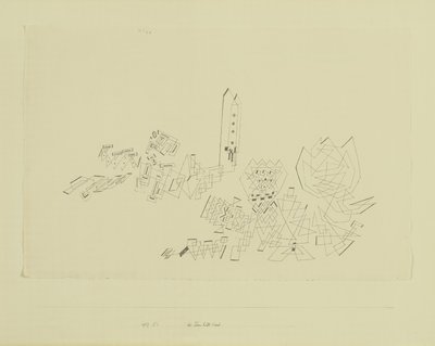 Tårnet tåler angrep av Paul Klee