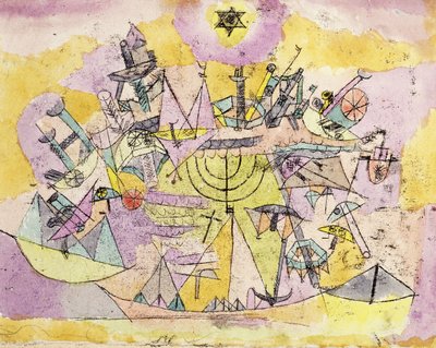 De uheldige skipene; Påske av skip av Paul Klee
