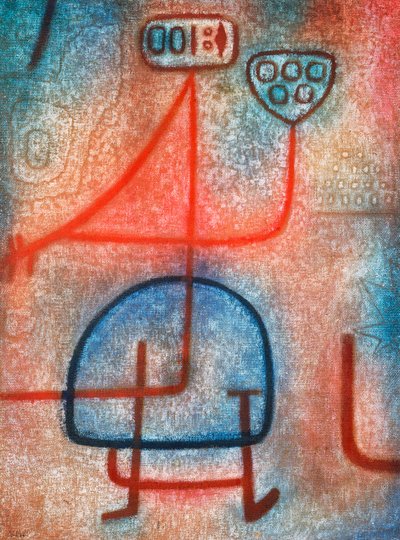 Den vakre gartneren (olje på lerret) av Paul Klee