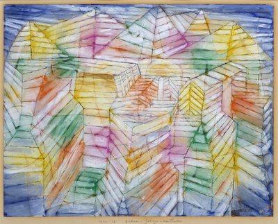 Teater-Fjell-Bygg av Paul Klee