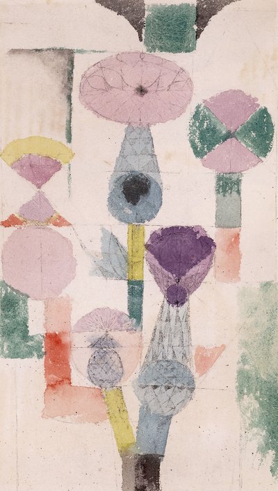 Tistel Bloom; Distelblute av Paul Klee