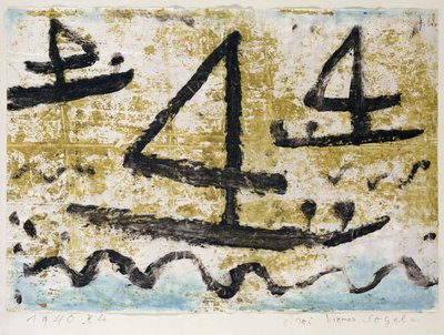 Tre firere Seiling av Paul Klee