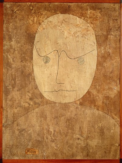 En savant - en lærd (maleri på lerret) av Paul Klee