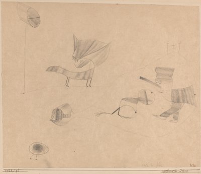 Forheksede dyr av Paul Klee