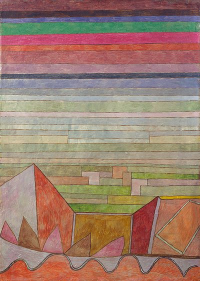 Utsikt inn i det fruktbare landet, 1932. av Paul Klee