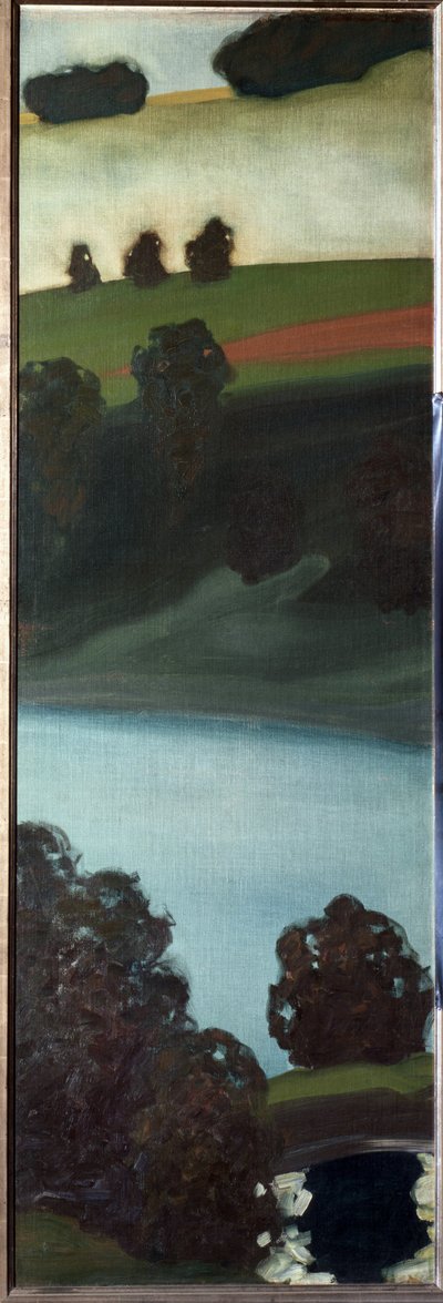 Utsikt over Aar-dalen, Sveits - Maleri av Paul Klee