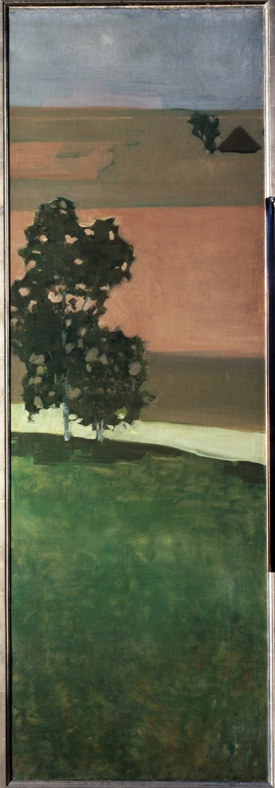 Utsikt over Aar-dalen, Sveits - Maleri av Paul Klee