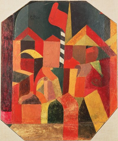 Med det røde flagget av Paul Klee