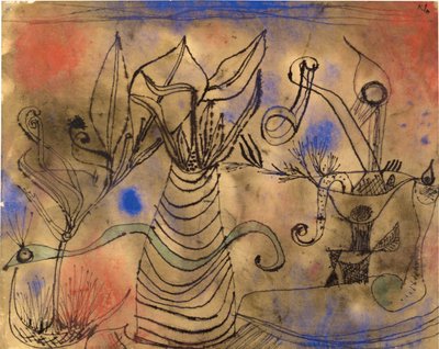 Med slangen, 1924. av Paul Klee