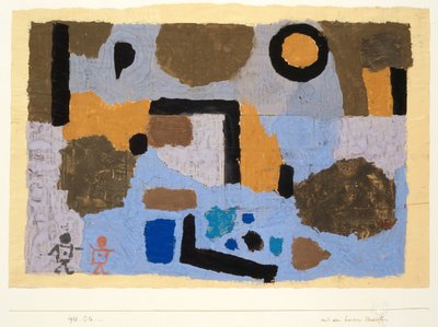 Med de to tapte, 1938. av Paul Klee