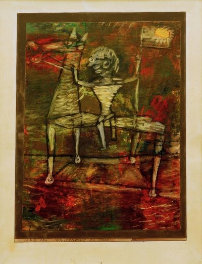 Dwarf Herald til hest av Paul Klee