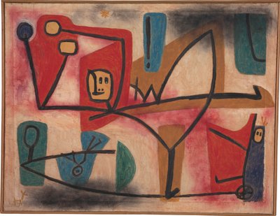 Cockiness Exuberance, 1939. av Paul Klee
