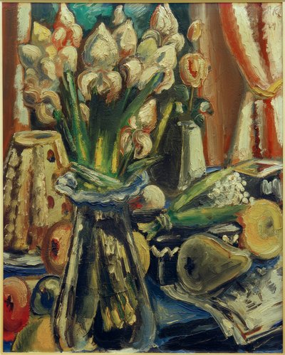 Stilleben med en bukett iris av Paul Kleinschmidt