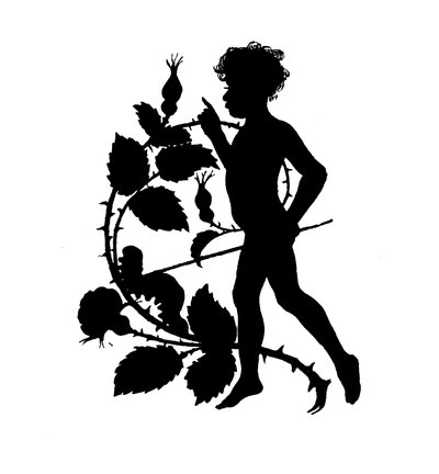 Silhouette for Puks Natlige Bedrifter (lithograph) av Paul Konewka