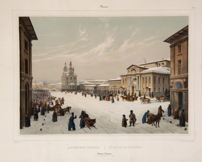 Forsamlingen til Adelshuset i Moskva, 1840-årene av Paul Marie Roussel