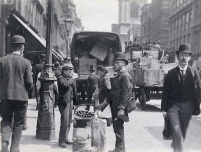 Sherbet- eller vannselger i Cheapside, 1893 av Paul Martin