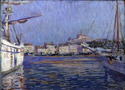 Den gamle havnen, Marseille av Paul Mathieu