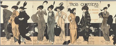I Three Quarters Paris, Winter Fashions 6. oktober 1913 av Paul Méras