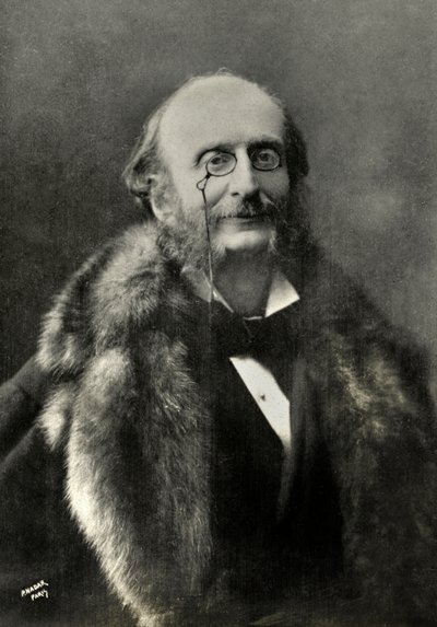 Portrett av Jacques Offenbach (foto) av Paul Nadar