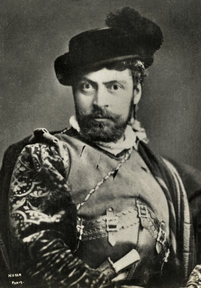 Portrett av Jean Mounet Sully (foto) av Paul Nadar