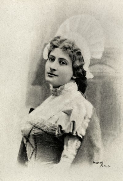 Portrett av Lucienne Breval (bilde) av Paul Nadar