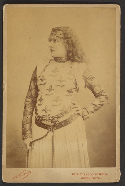 Sarah Bernhardt als Lady Macbeth av Paul Nadar