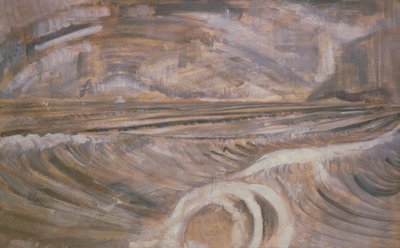 Dymchurch, ca. 1921 (olje på lerret) av Paul Nash