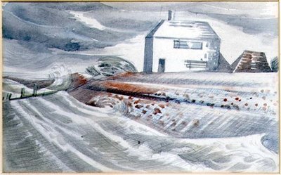 House by the Sea, Dymchurch, Kent av Paul Nash