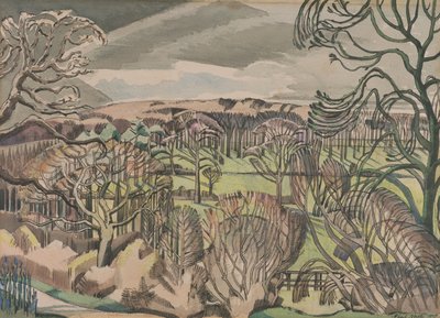 Landskap ved Fulmer, Buckinghamshire av Paul Nash