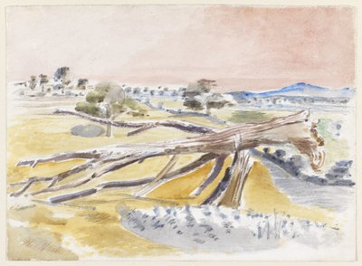 Monsterfelt, studie II av Paul Nash