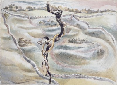 Objekt ved Scarbank av Paul Nash