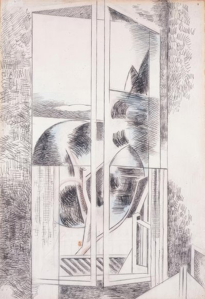 Riviera Window Abstrakt av Paul Nash