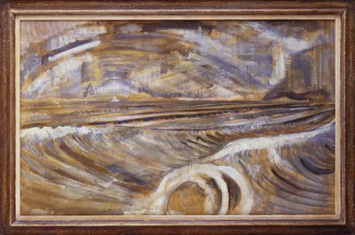 Bølger ved Dymchurch, ca. 1920-21 (olje på lerret) av Paul Nash
