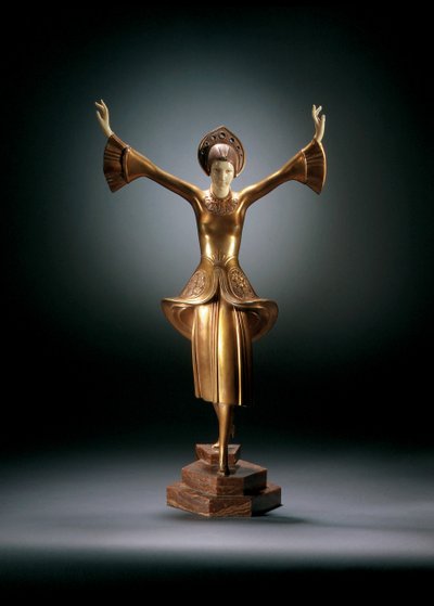Stjernen (forgylt bronse og elfenben) av Paul Philippe