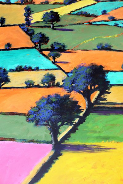 Burcome (akryl om bord) av Paul Powis
