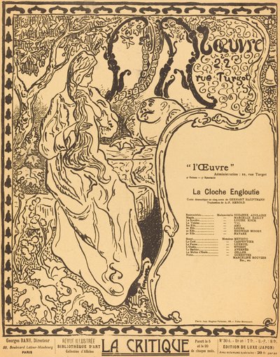 Den sunkne klokken av Paul Elie Ranson