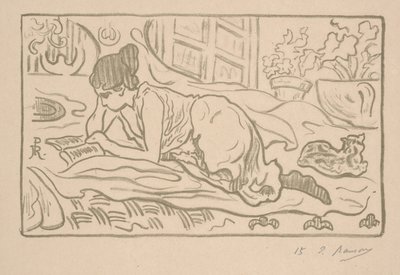 Den liggende leseren av Paul Elie Ranson
