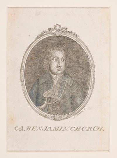 oberst Benjamin kirke av Paul Revere