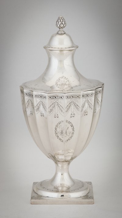 Sukkerurne, ca. 1795 (sølv) av Paul Revere