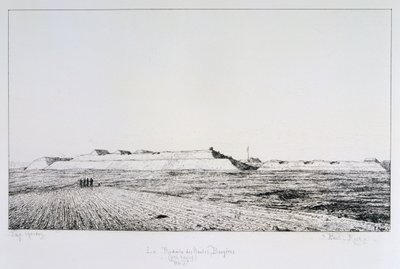 La Redoute des Hautes Brugeres, beleiringen av Paris, 1870-1871 av Paul Roux