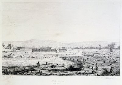 Porte dAuteuil, beleiringen av Paris, 1870-1871 av Paul Roux