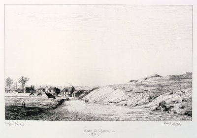 Post av Charonne, beleiring av Paris, 1870-1871 av Paul Roux