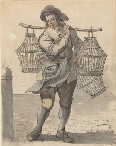 En fjærfeselger av Paul Sandby