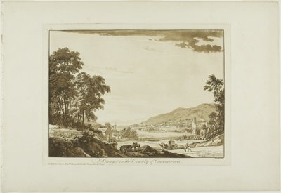 Bangor i fylket Caernarvon av Paul Sandby