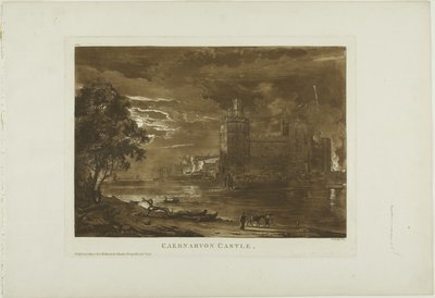 Caernarvon slott av Paul Sandby
