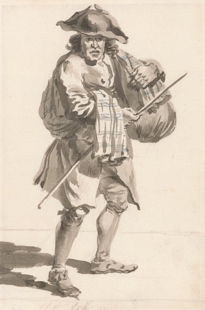 London Cries: A Man with a Bundle, Old Clothes av Paul Sandby
